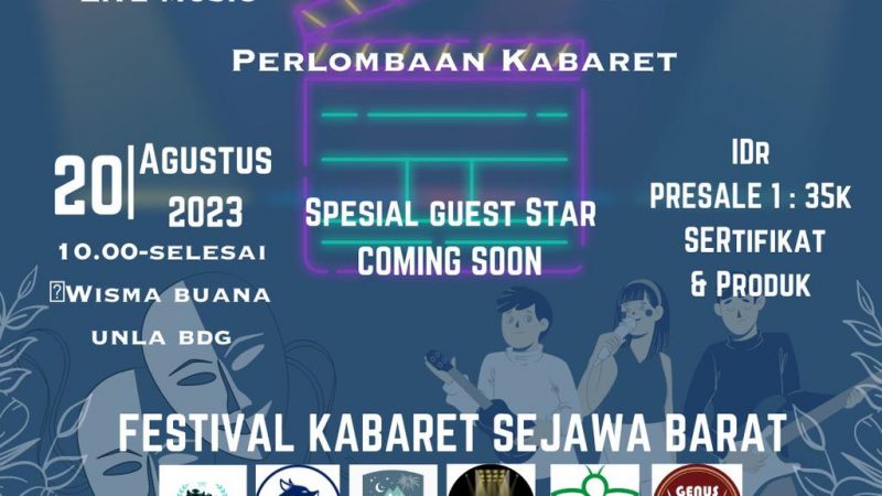 Himpunan Mahasiswa Ilmu Pemerintahan FISIP Unla Buka Pendaftaran Lomba Kabaret Tingkat Pelajar se-Jawa Barat