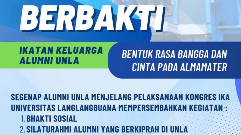 Ikatan Alumni Unla Siap Gelar Sejumlah Kegiatan