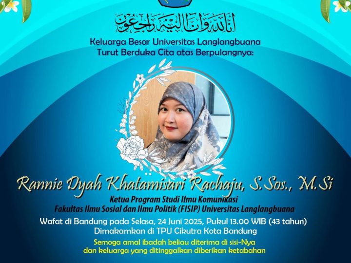 Selamat Jalan Bu Rannie, Jasamu Abadi!