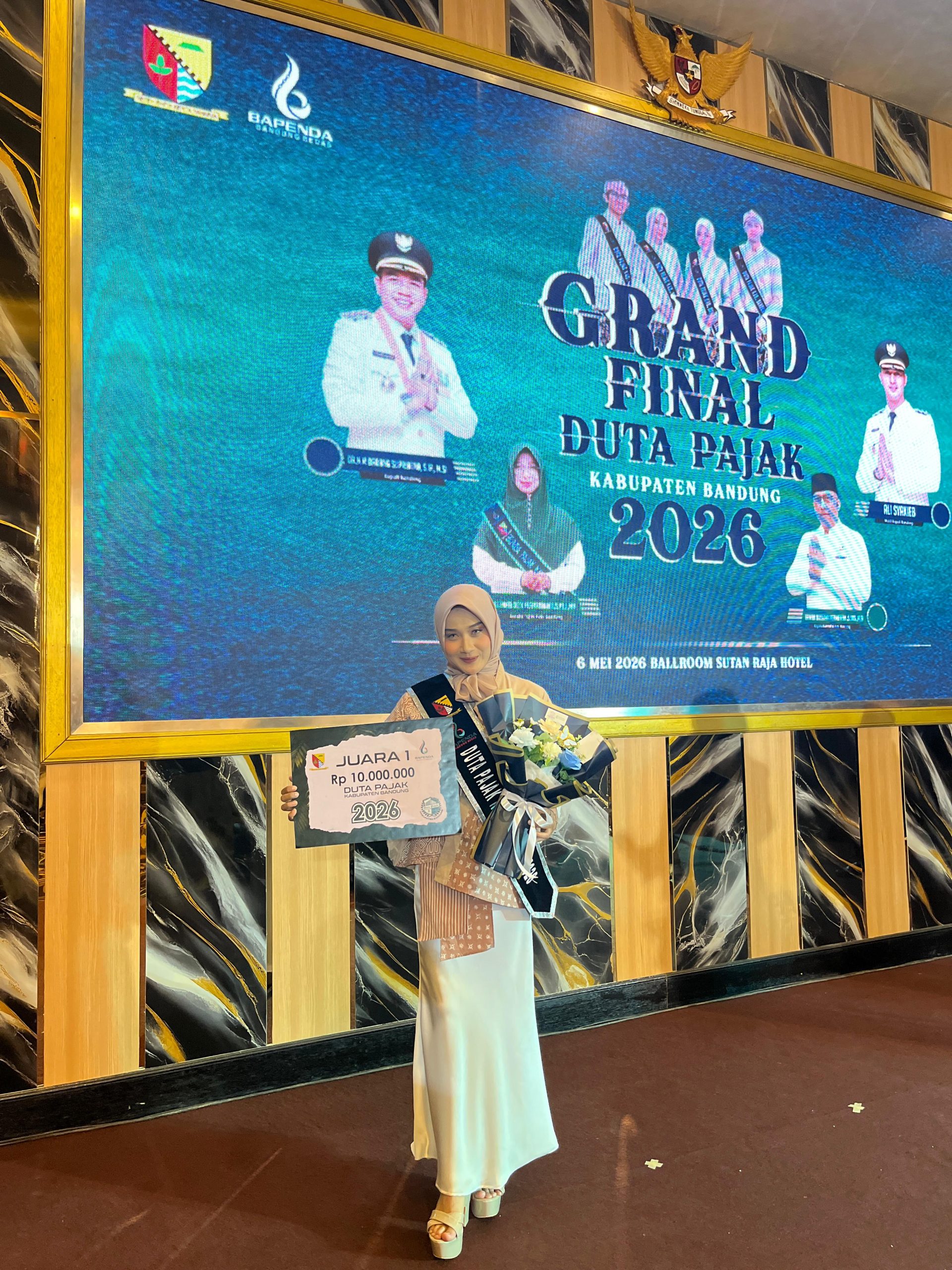 Anya, Mahasiswa Ikom Raih Juara 1 Duta Pajak Kabupaten Bandung